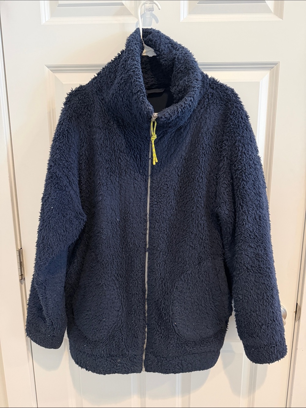 lululemon Navy Fleece Zip Jacket - Cozy Sherpa Coat